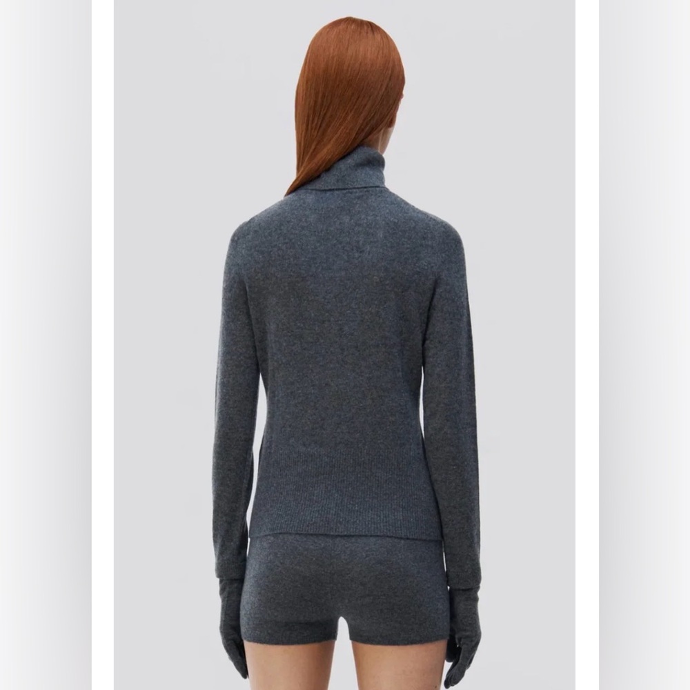 Simkhai - Dita Gloved Turtleneck (turtleneck + gloves) - Charcoal - Size S - Picture 2 of 3
